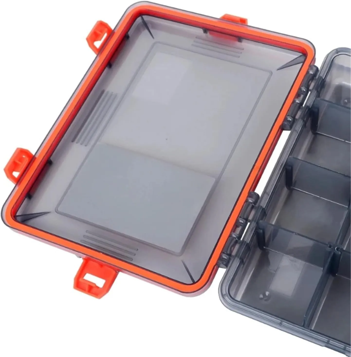 Fishing Organizer Multifunctional Fishing Box Bait Accessories Storage Box Lure Box Compartments All-Weather Fishing Lure Organizer(Green)