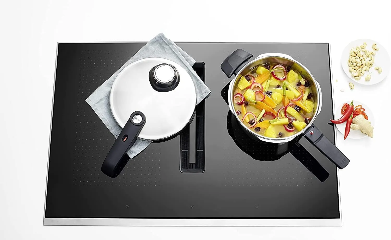 Fissler Vitavit Premium Pressure Cooker and Pressure Skillet Set, 2.6 Quart and 6.3 Quart