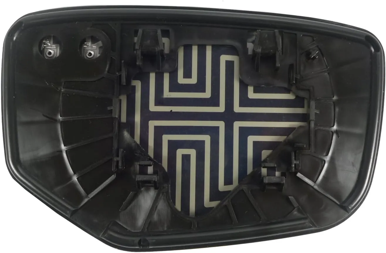 Fit System 33215 Driver Side Heated Mirror Glass w/Backing Plate, Honda Accord, Excluding Crosstour Model, 4 7/8" x 7 5/8" x 7 3/4"