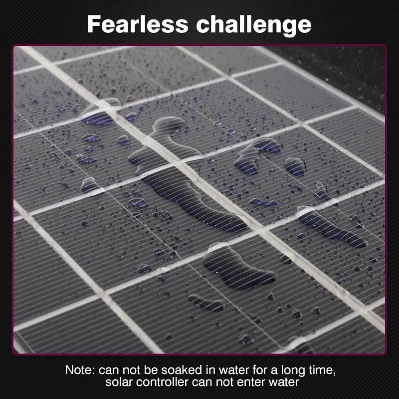Foldable Solar Power Bank - Portable Travel Charger