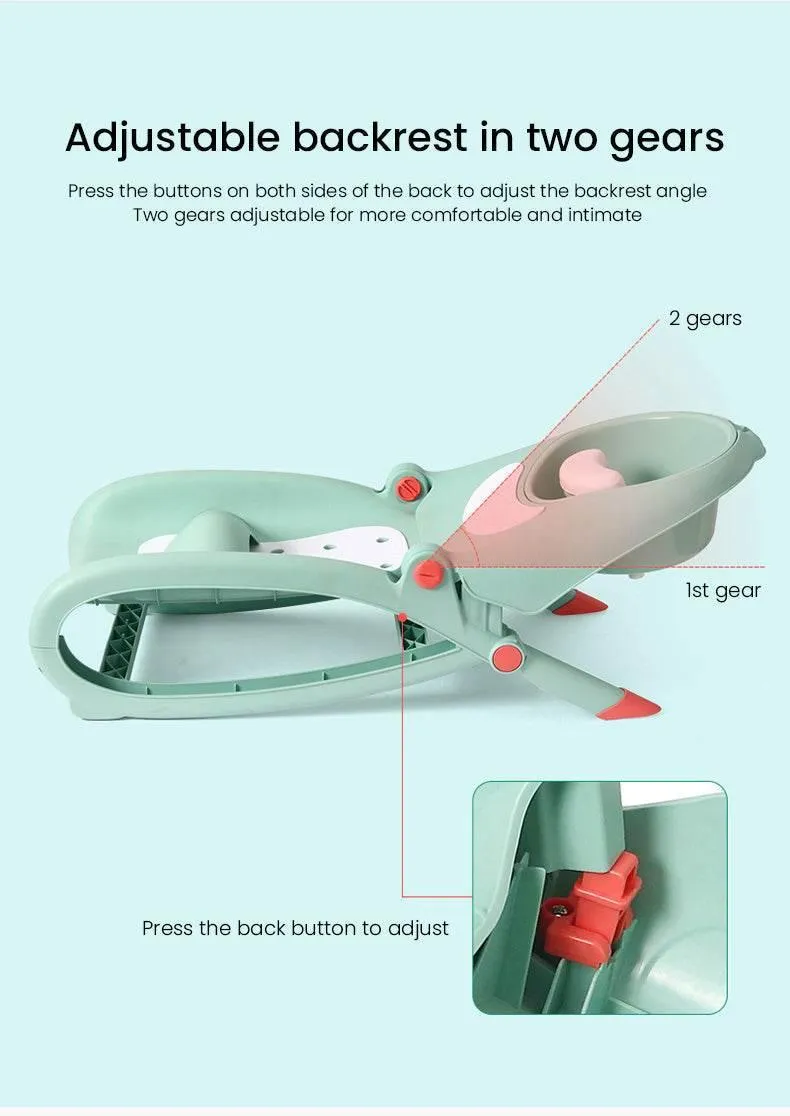 Folding Baby Hair Wash Chair - Infant Bath Seat