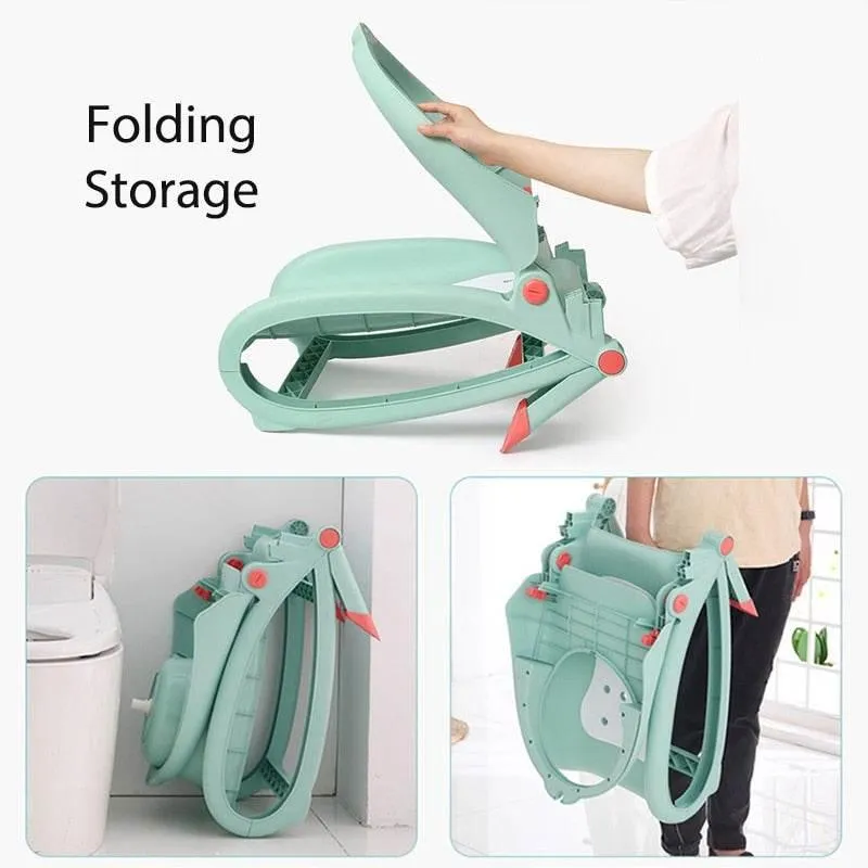 Folding Baby Hair Wash Chair - Infant Bath Seat