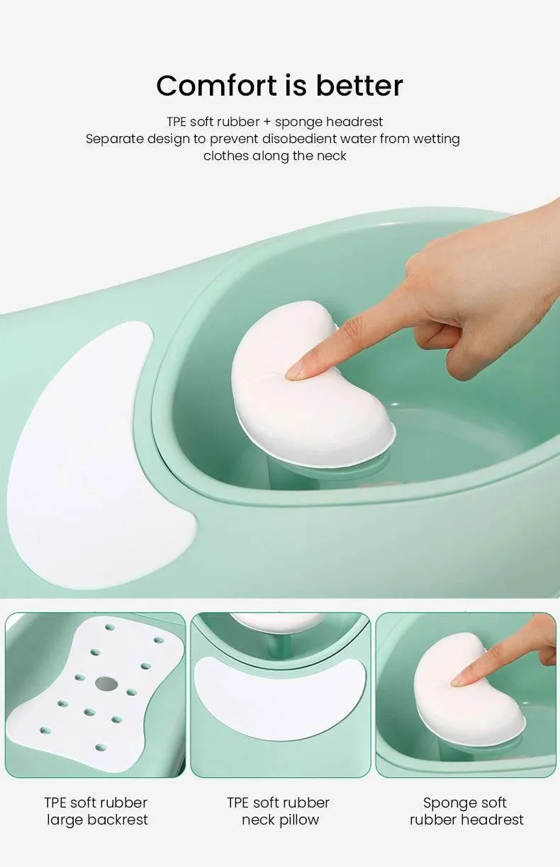 Folding Baby Hair Wash Chair - Infant Bath Seat