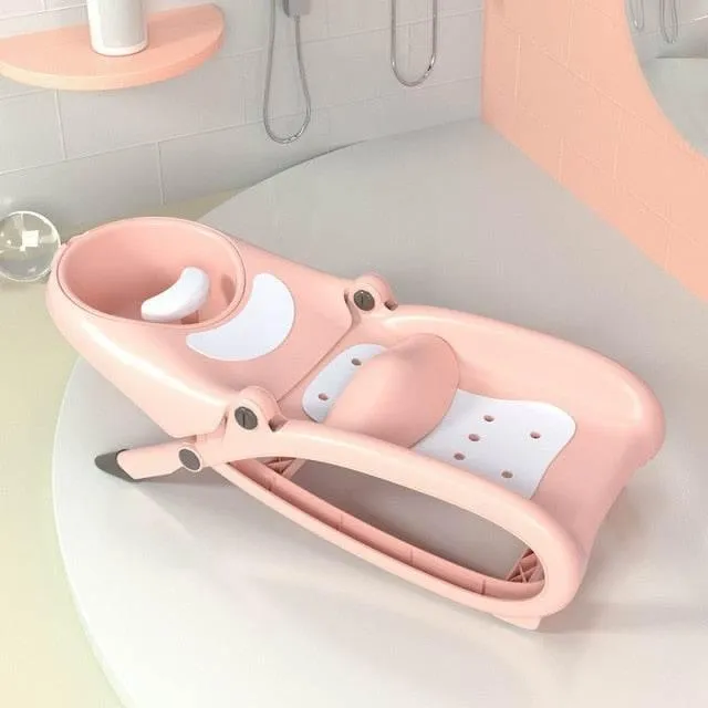 Folding Baby Hair Wash Chair - Infant Bath Seat