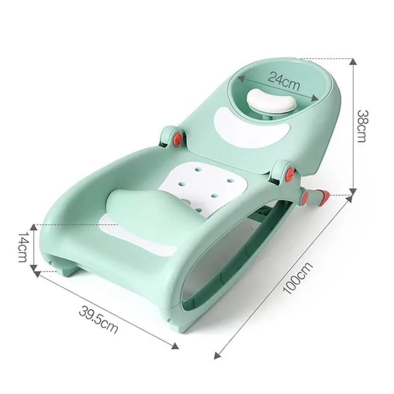 Folding Baby Hair Wash Chair - Infant Bath Seat