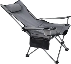 Folding Camping Camping Chair Heavy Duty Portable Lawn Folding Backpack Chairs for Adults Outdoor Arm Chair with Cup Holder Pillow Chairs Foldable