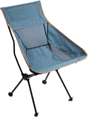 Folding Camping Chair Fishing Chair Folding Portable Outdoor Leisure Recliner Oxford Cloth Breathable Stool with High Back Indoor Outdoor Folding Chair