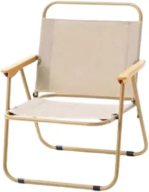 Folding Chair Camping Chair Leisure Chair Ultralight Lounge Chair Fishing Chair for Picnic Garden Patio Travel Backpacking, Khaki