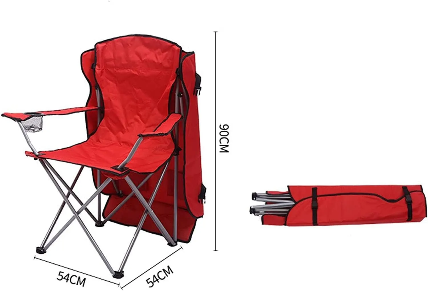 Folding Chairs Camping Chair with Shade Canopy Chair, Folding Recliner, Adjustable Outdoor Beach Lightweight Sunshade Folding Chairs Portable Camping Chair(A)