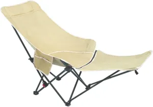 Folding Chairs for Outside, Three-Level Adjustable Height with backrest, Comfortable and Widened Folding seat, Camping Chairs, Portable Recliner, Beach Fishing Picnic Chair(Large)