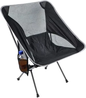 Folding ChairsUltra-Light Camping Fishing Moon Chair,Outdoor Portable Folding Back Recliner,Comfortable Aluminum Alloy Beach Chair,Can Carry 200Kg