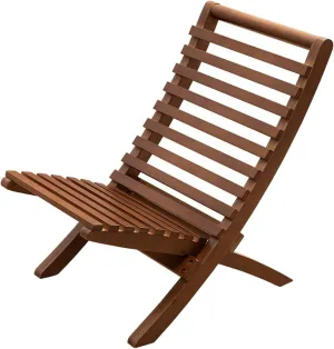 Folding Moon Chair, Bamboo Patio Chairs Outdoor, Wooden Folding Chair Ergonomic Bamboo Lightweight Portable Camping Picnic Backpacking Hiking Beach Collapsible Chair, Beach Brown