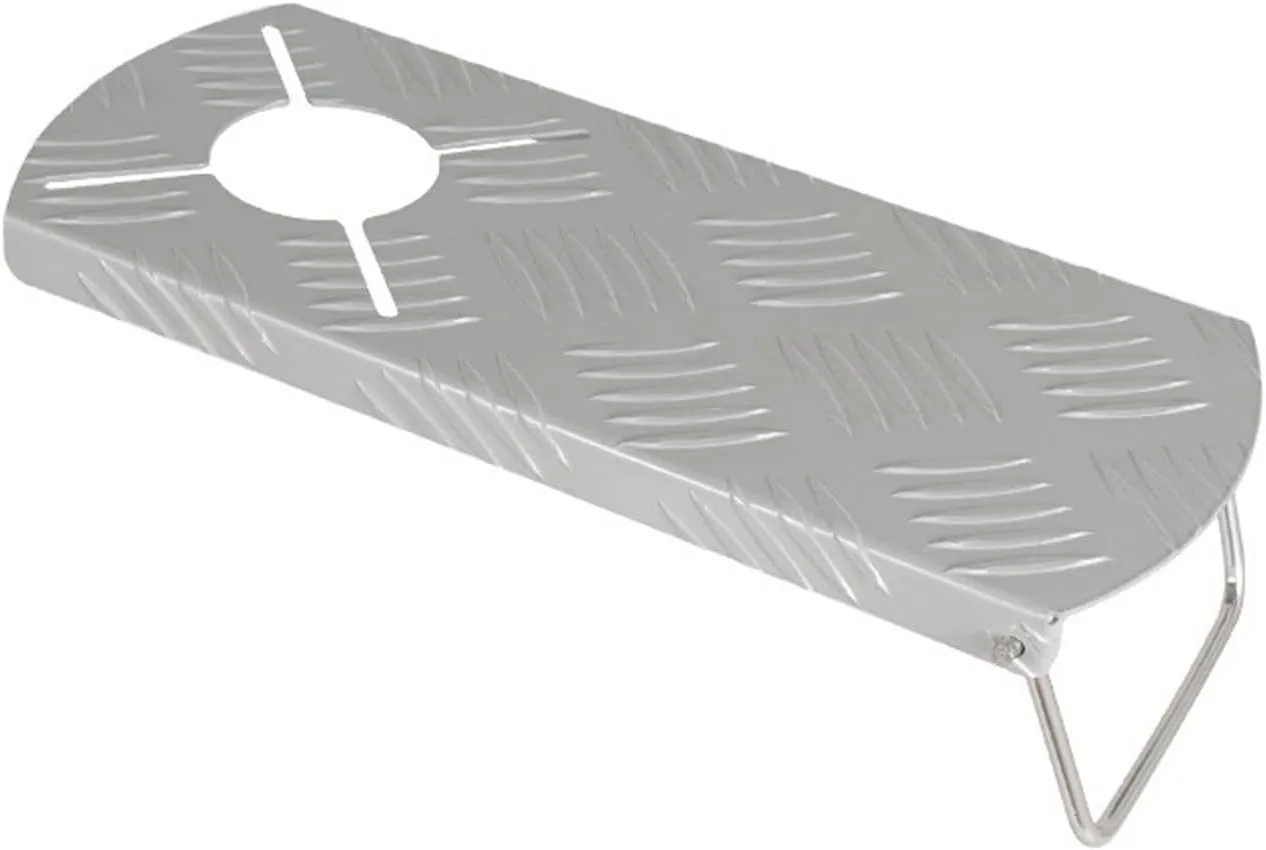Folding Picnic Table with Gas Stove Portable Outdoor Camping Table with Insulated Surface