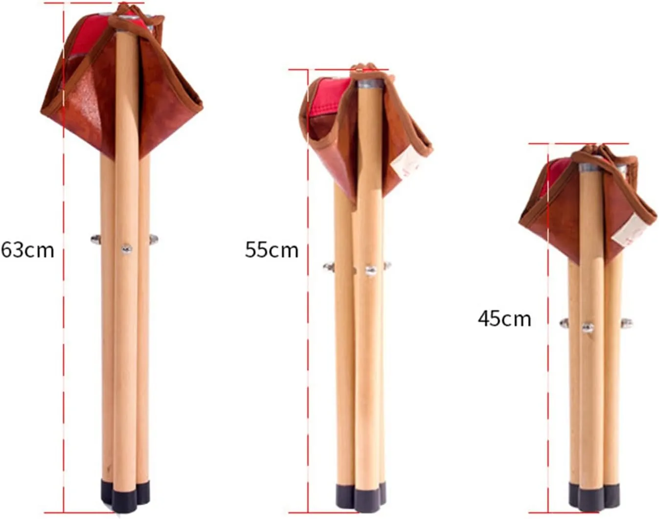 Folding Three Legged Stool Portable Camping Stool Mountaineering Tri-Leg Stool Folding Tripod Stool Outdoor Lightweight Fishing Chair Folding Stool(35x30cm)