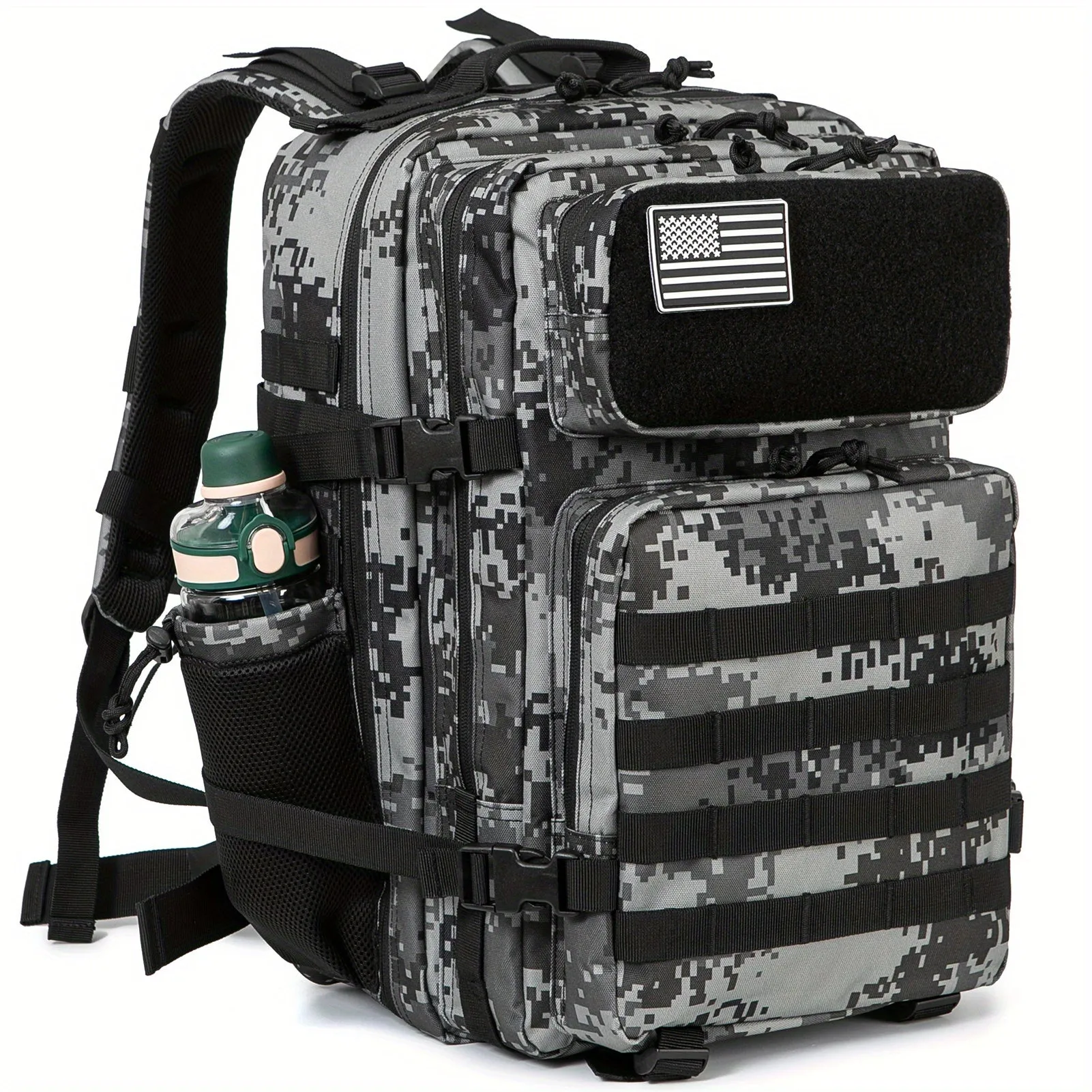 For Men Army MOLLE Daypack 45L | Large 3-Day Bug Out Bag