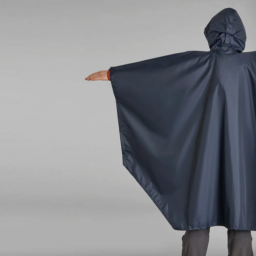 Forclaz Trek 100 Hiking Waterproof Poncho Blue