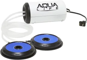 Frabill Dual 110V Output High Capacity Aerator, 100-Gallon, White, One Size