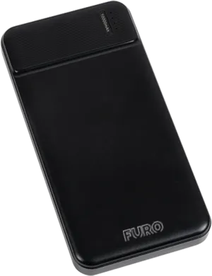 FURO 10000 Slim Power Bank - Black