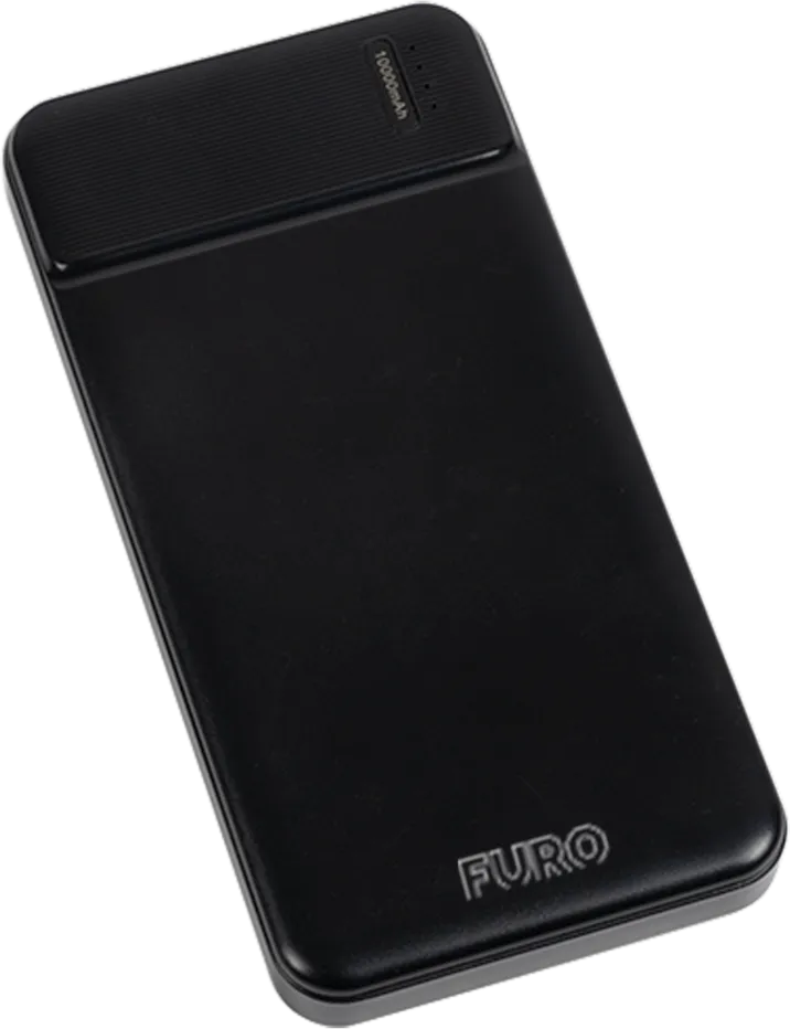 FURO 10000 Slim Power Bank - Black