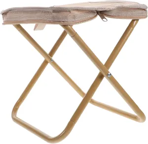 GANAZONO Lightweight Folding Bench Sturdy Oxford Fabric Compact for Travel Multi-use Rv Bar Stool