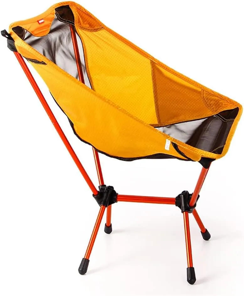 Garden Gaming Light Chairs Portable Yellow Seat Lightweight Fishing Chair Camping Stool Folding Outdoorniture(D Light Grey) (Argento Light Grey)