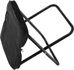 Garneck Compact Folding Chair Sturdy Build Easy to Store Multi-use for Travel Outdoor