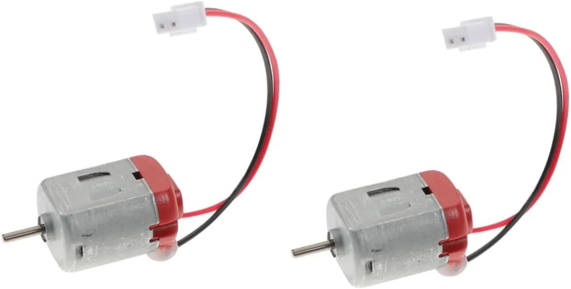 GARVALON 12pcs Electric Motor for Projects Miniature Brushed Motor for Science Experiments Toy Vehicles Craft Models Easy Installation