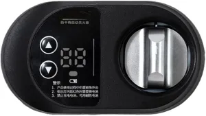 Gas Stove Automatic Fire Off Kitchen Smart Switch Anti-Dry Parts Natural Gas Gas Stove (Left Switch), Silver&black