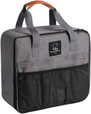 Gas Tank Storage Bag Camp Stove Carry Case 320D Fabric Portable Grill Carrying Bag for Outdoor Camping Picnic BBQ