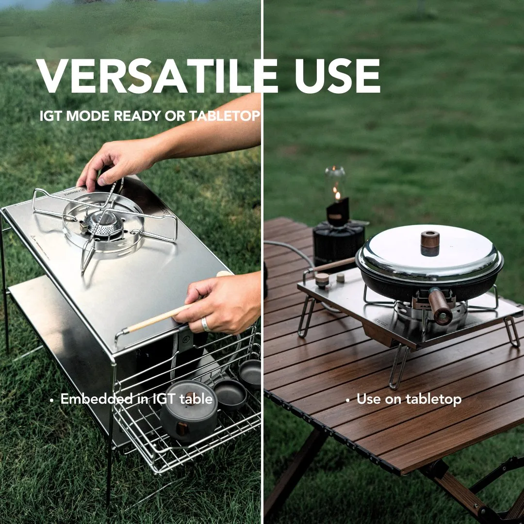 GeoHeat Desktop Folding Remote Gas Stove