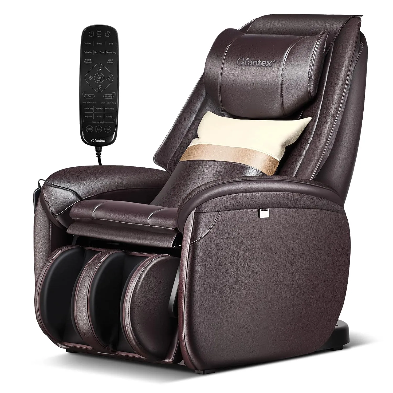Giantex Massage Chair Full Body, Electric Recliner Chair w/Zero Gravity, SL Track, Reversible Footrest, Back Heater, Wheels, Shoulder Detection, Calf Airbag, No Installation, Free Indoor Delivery