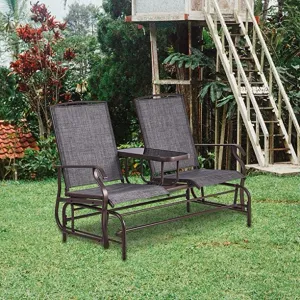 Glider Lounging Chair Lightweight Patio Backyard Furniture