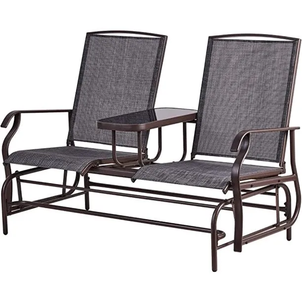 Glider Lounging Chair Lightweight Patio Backyard Furniture