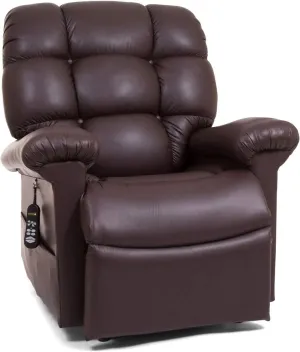 Golden Technologies Cloud PR510 MLA Medium/Large Dual Motor Infinite Position Lift Chair Zero Gravity Recliner - Coffee Bean Leather with Heat and Massage