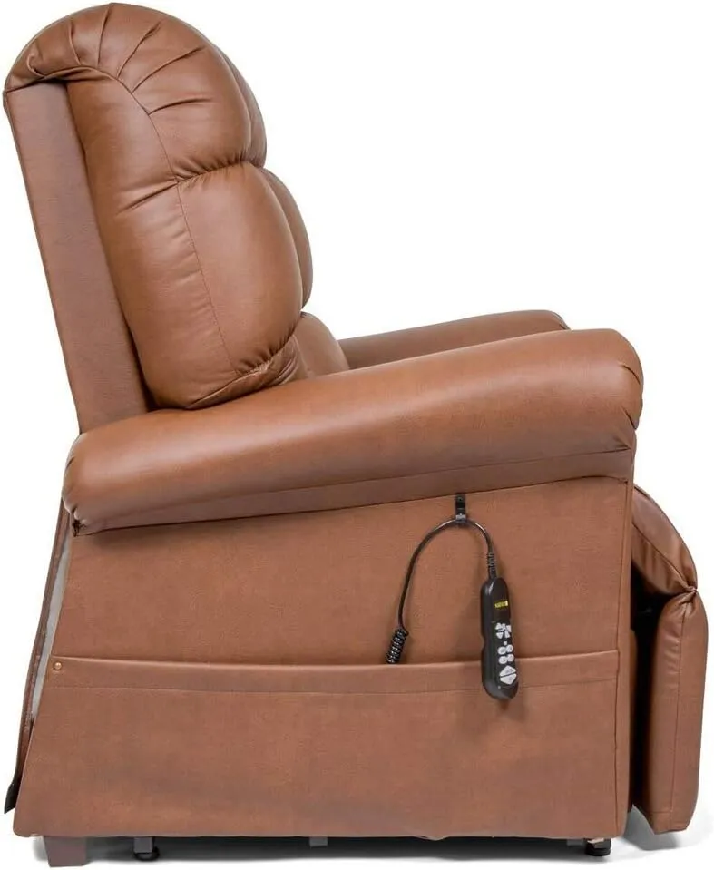 Golden Technologies Cloud PR510 MLA Medium/Large Dual Motor Infinite Position Lift Chair Zero Gravity Recliner - Coffee Bean Leather with Heat and Massage
