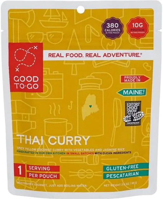 GOOD TO-GO Food Kit Assortments | Camping Food, Backpacking Food | Just Add Water Meals, Backpacking Meals | Dehydrated Meals Taste Better Than Freeze Dried Meals
