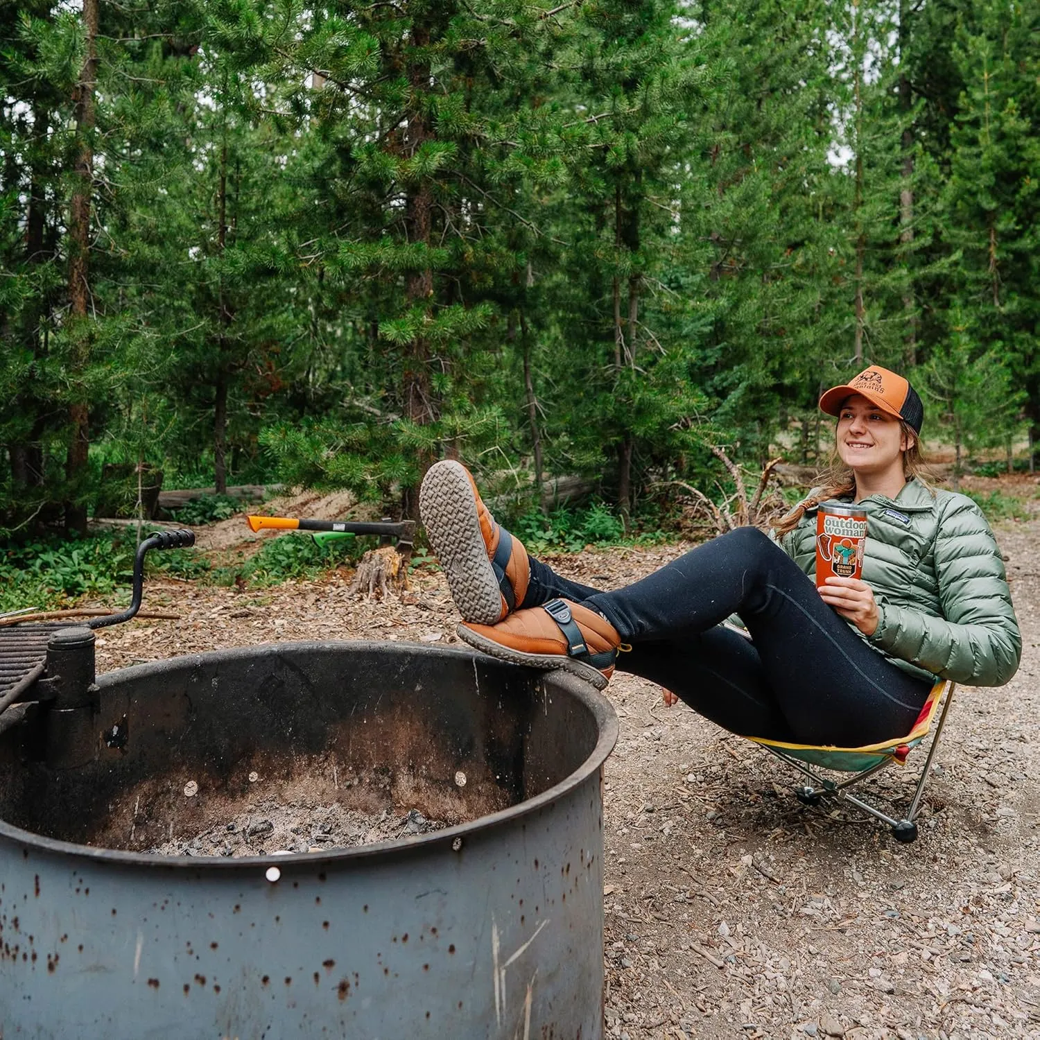 GRAND TRUNK Alite Monarch Chair – Ultra-Lightweight & Portable Camping Chair, Quick Setup, Rocking Design, Durable Aluminum Frame for Hiking, Backpacking, Fishing & Beach (Storm)