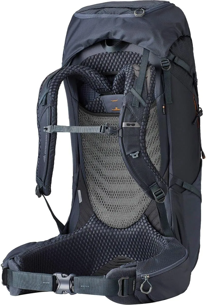 Gregory Baltoro 65L Pro Unisex Backpacking Pack with FreeFloat Suspension, AirCushion Breathable Backpanel, Small, Alaska Blue