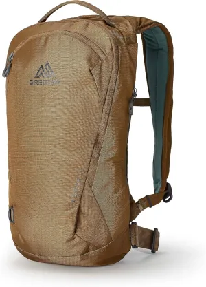 Gregory Verte 12L Unisex Skiing & Snowboarding Backpack, Carry Skis, Snowboard, Insulated Hydration Sleevee For Water Bladders (Reservoir Not Included), One Size Fits All, Coyote Midnight