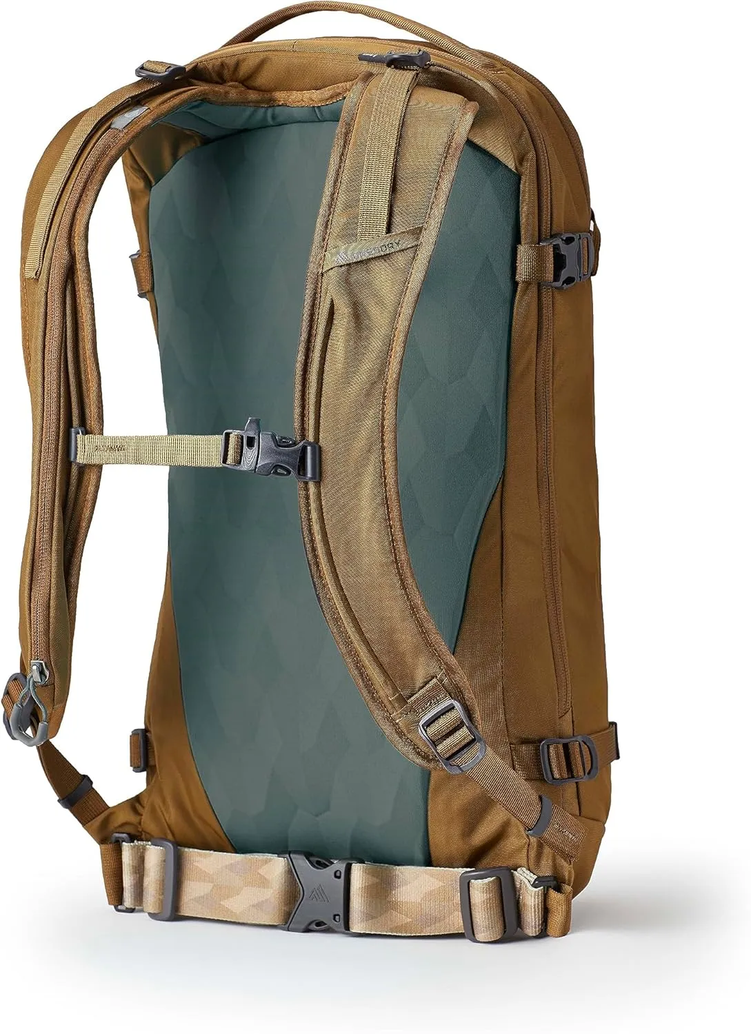 Gregory Verte 18L Unisex Skiing & Snowboarding Backpack, Carry Skis, Snowboard, Insulated Hydration Sleevee For Water Bladders (Reservoir Not Included), Small/Medium, Coyote Midnight