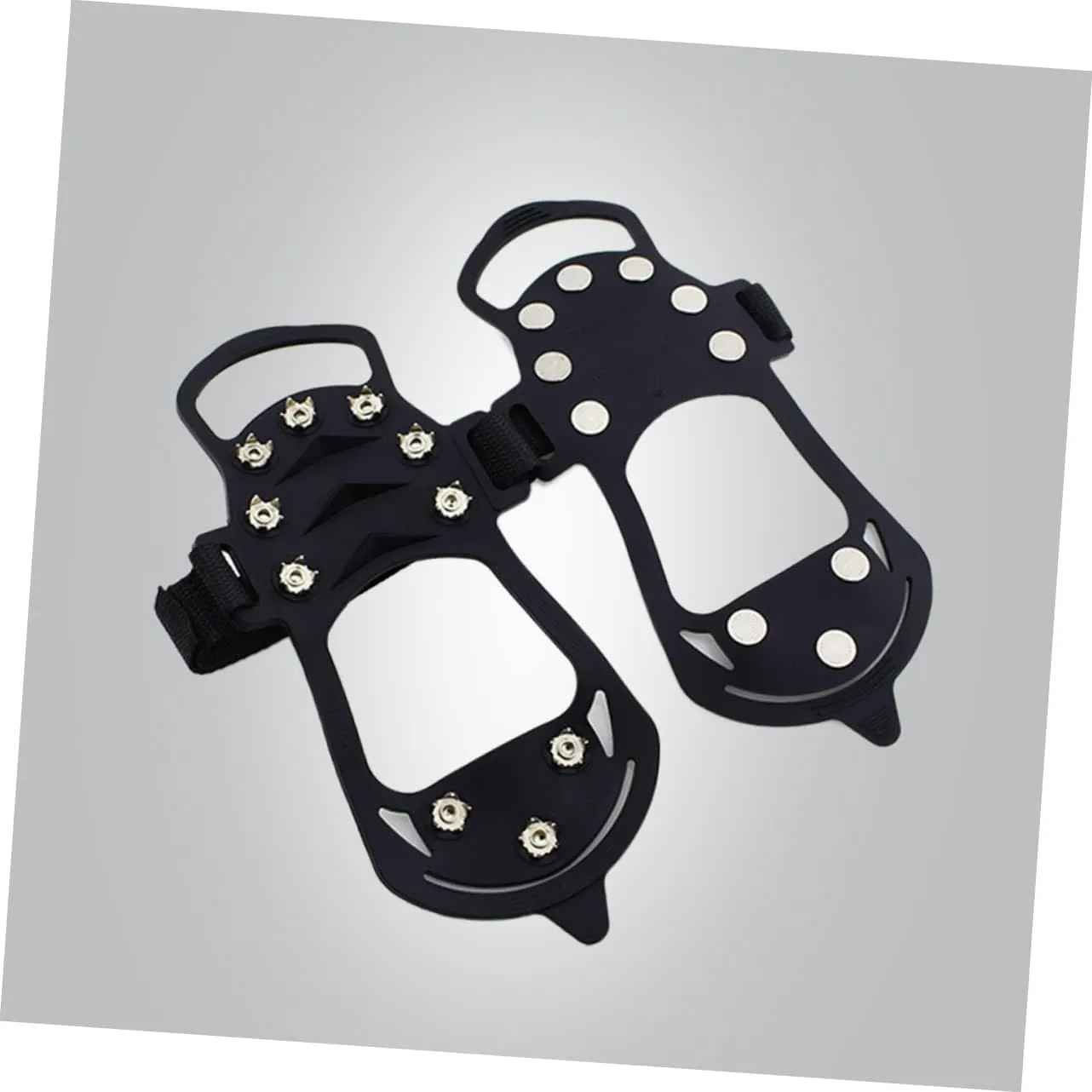 HANABASS Ice Crampons Snow Cleats Ice Spikes Ice Cleats Ice Grips for Shoes Crampons for Hiking Snow Grips for