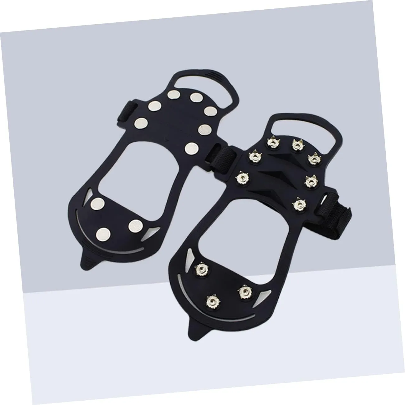 HANABASS Ice Crampons Snow Cleats Ice Spikes Ice Cleats Ice Grips for Shoes Crampons for Hiking Snow Grips for