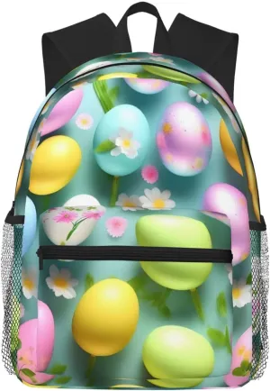 Happy Easter Holiday print Lightweight and comfortable backpack Casual Laptop Backpack for Travel Hiking