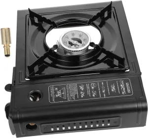 Happyyami 1set Outdoor Portable Gas Stove Lightweight Camping Stove Storage Case Versatile for Home Outdoor Cooking Fire-gathering Cover for Bbq and Camping