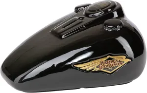 Harley-Davidson Black Ceramic Gas Tank Bank 120th Anniversary Limited Edition