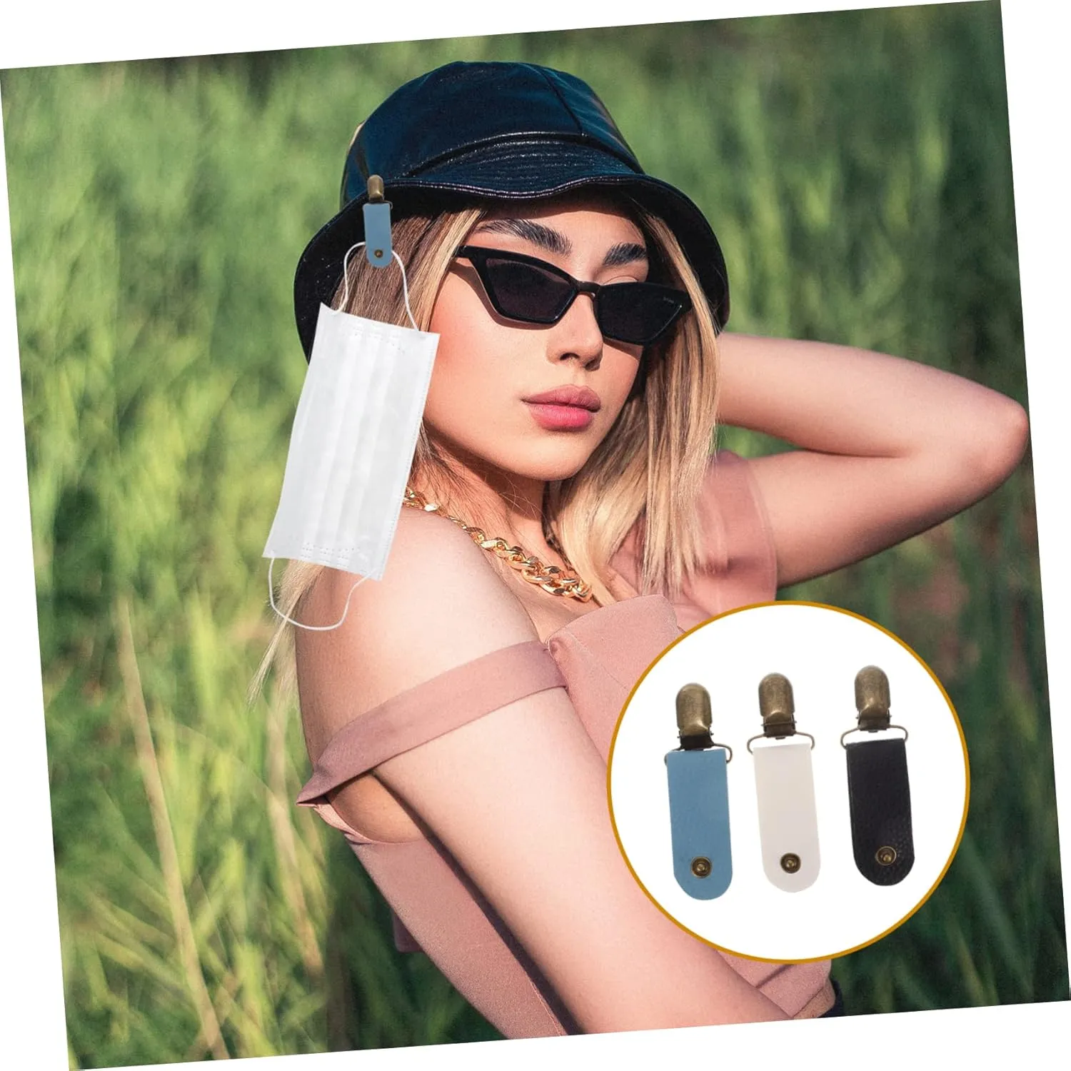 Hat Clip Holder for Travel Lightweight Hat Clips for Back Handbag Luggage Easy to Use for Hiking Camping
