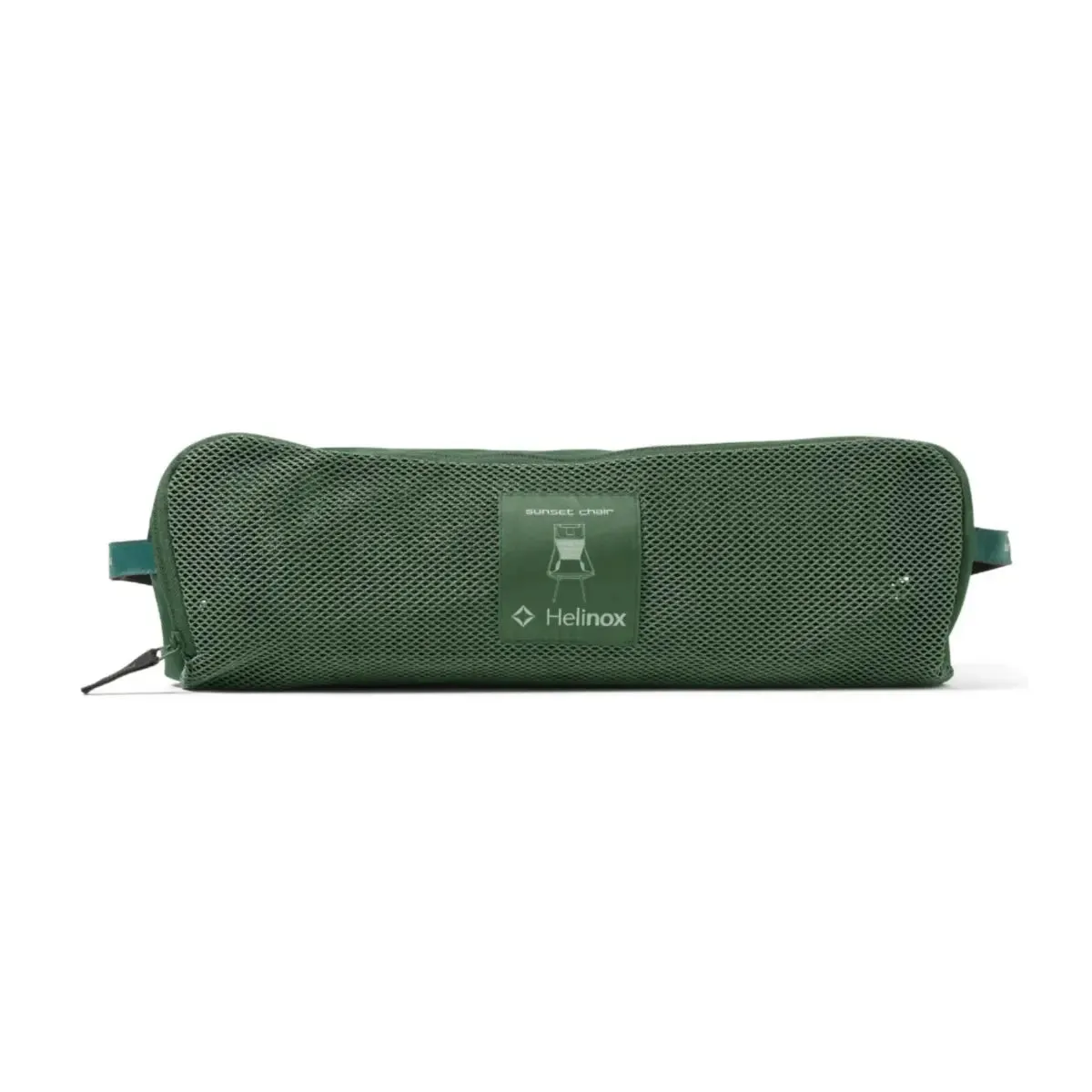 Helinox Sunset Chair - Lightweight Compact Camp Chair - Forest Green / Steel Grey Frame