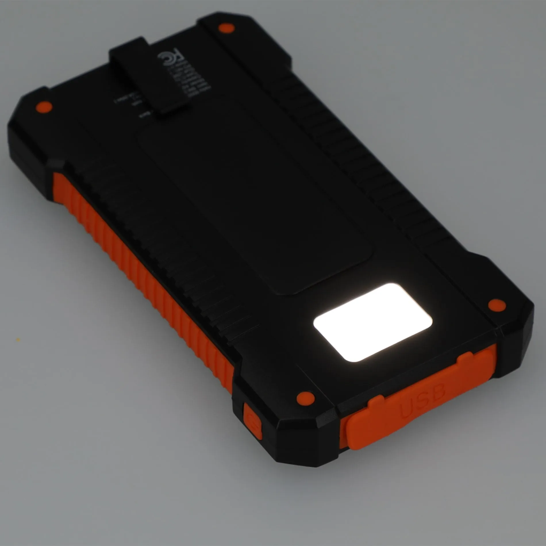 Helio 5000 mAh Solar Power Bank with Full Color Print