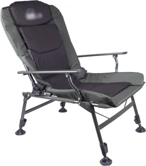 High Back Chair Chaise Lounge Chair Folding Fishing Chairs with Lift Legs Removable Cushion Summer and Winter for Camping Beach Office Recliner Camping Chair