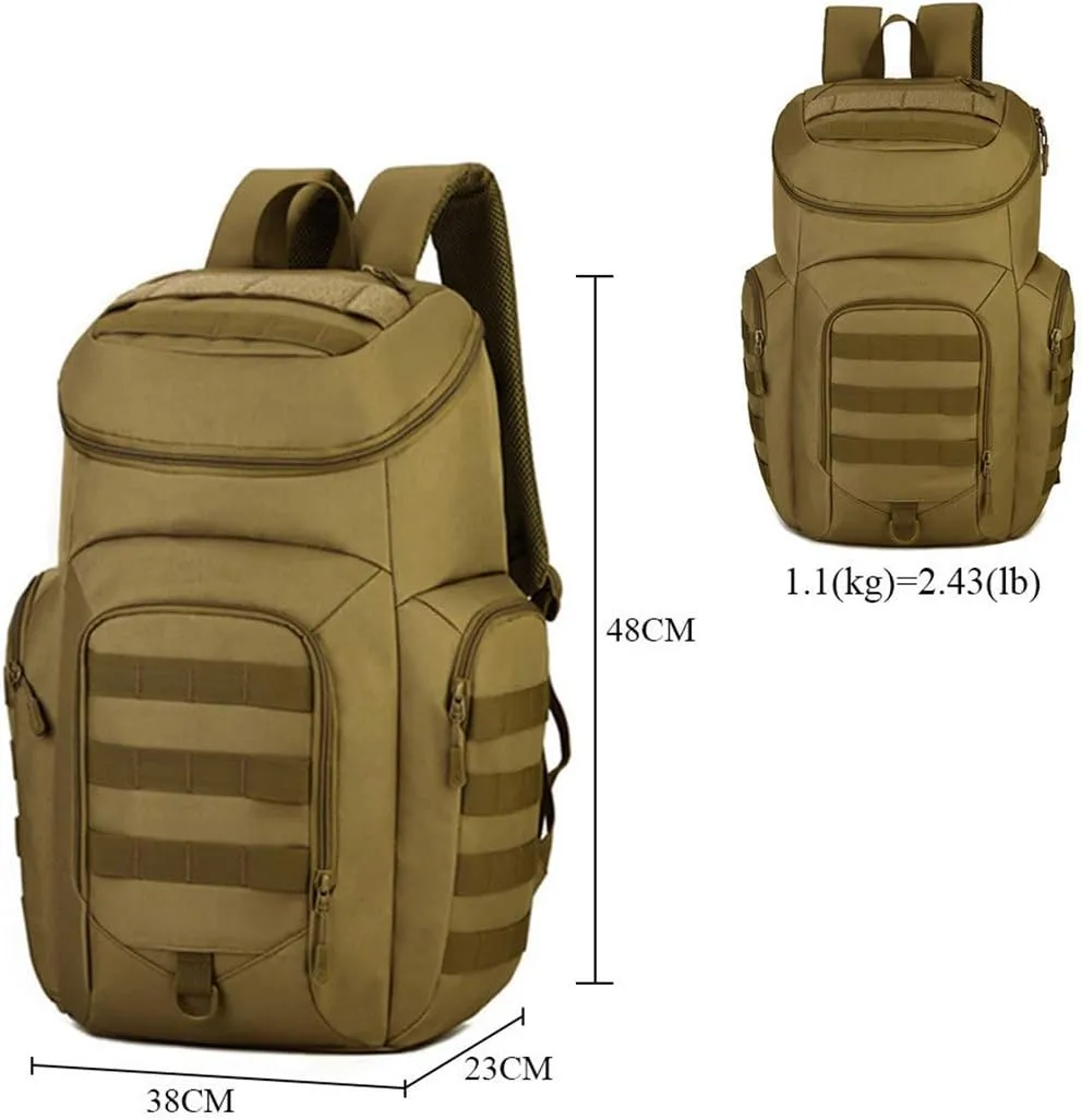 Hiking Backpack 40L Tactical Backpack Waterproof Molle Rucksack for Outdoor Hiking Camping Hunting